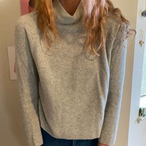 Madewell Gray turtle neck sweater